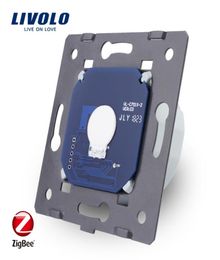 Livolo Base of Touch Screen ZigBee switch Wall Light smart Switch without the glass panel EU Standard AC 220250VVLC701Z T207586149