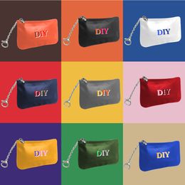 Coin Purses Wallets men women high quality key Holders cowhide Designer Bags DIY Do It Yourself handmade Customised Personalised Customising