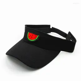 Ball Caps LDSLYJR Red Watermelon Embroidery Visors Baseball Cap Adjustable Snapback For Men And Women 130