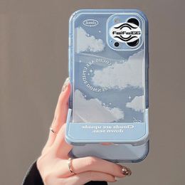 Simple and luxurious 13 phone case 15 promax holder XR case 11/8 suitable for Far Peak Blue 14