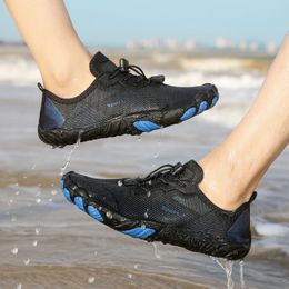 Outdoor Barefoot Shoes Men Women Quick Dry Beach Aqua Wading Shoes Swimming Couple Non-slip Breathable Soft Water Sneakers 240305