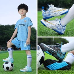 American Football Shoes Children's Quality Mbappe Futsal Chuteira Campo Non-slip Nails Men's Training Sneakers Ou
