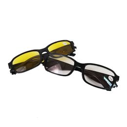 Illuminated Glasses with UV LED Cash Verification Lights, Night Mirrors, Reading Glasses, White Screen, Yellow Screen