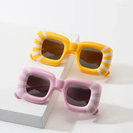Sunglasses Square For Men Women Fashion Retro Brand Design Shades Eyewear Female Candy Colour Goggle Sun Glasses De Sol