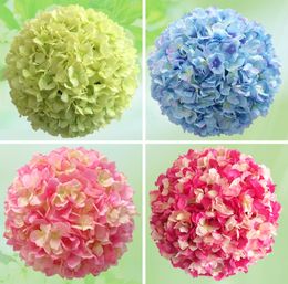 25cm Artificial Silk Hydrangea Flower Balls Wedding Party Pomander Bouquet Home Decoration Ornament Kissing Ball Decor3217631
