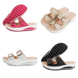 Designer Sandal Slipper Slides Shoes Men Women Buckles Classics Men Fashion Sandal sizes35-42 GAI Fashions Floral Slipper black whites