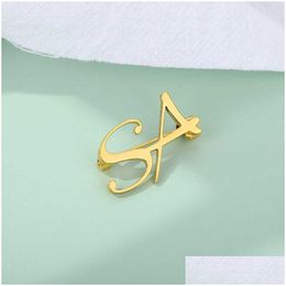 Pins Brooches Pins Customised Any Name Brooch Personalised Initial Letters Handmade Jewellery Wedding Bridesmaid Gifts For Women Men Dhnoj