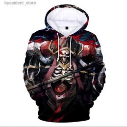 Men's Hoodies Sweatshirts New 3D Print Sudadera Overlord Albedo Hoodie Men/women Autumn Winter Hoodies Casual Clothes Sweatshirts Mens Oversized L240315