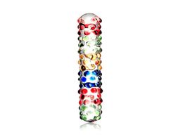 Rugged Crystal Artificial Penis Glass Sex Toys Anal Dildo Butt Plug Pyrex Glass Fake Dick Adult Female Masturbation for Men4479584