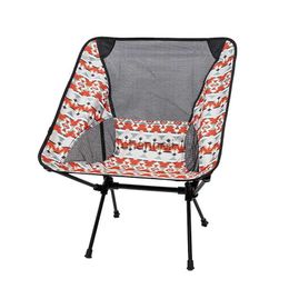 Camp Furniture Outdoor Camping Folding Chair Portable Backrest Beach Leisure Moon Chair Fishing Barbecue Self-driving Stool Folding Chair YQ240315