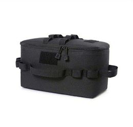 Outdoor Camping Gas Tank Storage Bag Large Capacity Ground Nail Tool Bag Gas Canister Picnic Cookware Utensils Kit Organiser a59