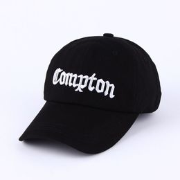 Compton Baseball Cap Men Women Snapback Hip Hop Hat Black White Casquette J12252743