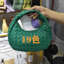 Luxury Bottegs Venets Jodie Bag Woven Horn Bag Hand Pillow Small Square with Original 1:1 Logo