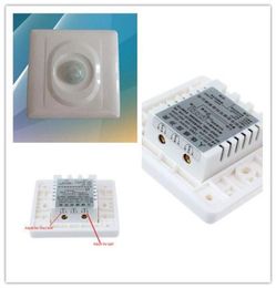 Whole2015 New High Quality 110V220V Automatic Infrared PIR Motion Sensor Switch for LED Light3932416