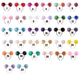 Baby Sequins Headband Mouse Ears Hair Sticks Hair Accessories for Festival Halloween Lovely cosplay2205151