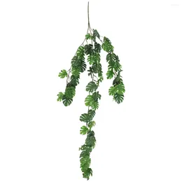 Decorative Flowers VOSAREA Simulation Rattan With 55pcs Artificial Small Leaves Fake Vine Leaf Garland Wall Hanging Decoration Home