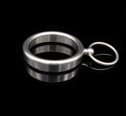 Male Stainless Steel Ball Scrotum Stretcher Cock Ring Enhancer Squeeze Pendant Penis Restraints Bondage SM Sexy Toys DoctorMonalis9246168