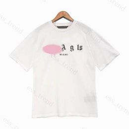 Palm Tops Summer Loose Palms Tees Angel Fashion Casual Shirt Clothing Street Cute Angels T Shirts Men Women High Quality Unisex Couple Angelshirts 983