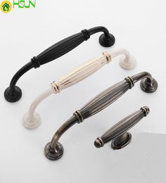 2pcs Knobs and s for cabinets poignee meuble Kitchen cabinets furniture Door Handles and Knobs Simple Black handles Z-04762602603