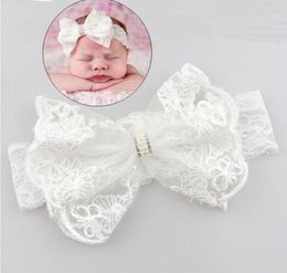 baby girl headband bows Lace Crystal Bow Flower Baby Kids Newborn hairbands pography prop baby girl headband girl8208318