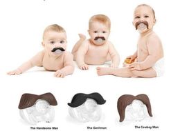 Novelty Funny Mustache Baby Boy Girl Infant silicone Pacifier Orthodontic Dummy Beard Nipples BY00008429344