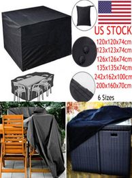 Brand New Style Heavy Duty Waterproof Rattan Cube Outdoor Cover Garden Patio Furniture Sofa Home6402464