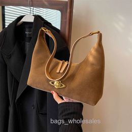 Factory Stores Are 95% Off Underarm Bag 2024 New Antique Frosted Ins Womens Planet Hardware Decoration Trendy Niche Shoulder