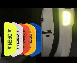 Car Door Reflective Stickers Safety Warning Reflective Tape Secure Reflector Sticker Decals 4 Pcs Per Set27226797079