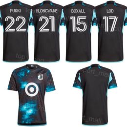 2024 2025 Soccer Minnesota United FC Jerseys 17 LOD 25 BRAN 14 OLUWASEYI 10 REYNOSO 31 DOTSON 15 BOXALL 37 CLARK 8 ROSALES 22 PUKKI 21 HLONGWANE Football Shirt Kits