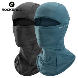 ROCKBROS Cycling Face Mask Hiking Headwear Hat Breathable Men Women Outdoor Motorcycle Bicycle Accessories Spring Summer 240312