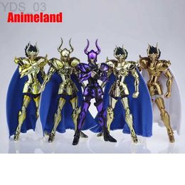 Anime Manga JM.MST Saint Seiya Myth Cloth EXM/EX Metal Capricorn Shura w Double Shoulders Gold/24K/OCE Knights of the Zodiac Action Figure YQ240315