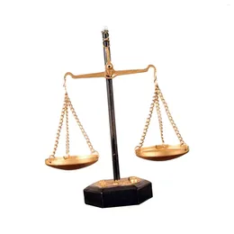 Jewellery Pouches Home Decor Accesories Balance Scale Tabletop Decorative Lawyer Of Justice Libra Display For Bracelets