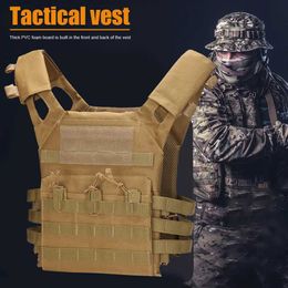 Taktiska västar Vattentät utomhus Bulletproof Lightweight Handle JPC Molle Hunting Vest Game CS Jungle Security Equipment 24315