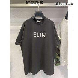 Hoodie De Women cel New Alphabet Arc ne Designer Cel celi and Men Hooded celins High Version Summer celnes Print English ceine Print Ins Ces Couple Casual Tshirt S RM5W