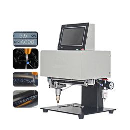 Desktop Engraving Hand-held Pneumatic Electric Pneumatic Marking Machine 190x120 mm Touch Screen for Nameplate Cylinder number