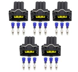 5 Sets 3 Pin jacket sensor connector Automotive waterproof connector with terminal DJ7033C35216966866