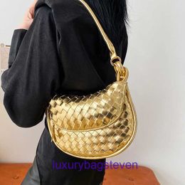 Bottgss Ventss Designer woven Gemelli shoulder bags for women Trendy and Luxury Handmade Woven Bag Women 2024 New Simple Texture Underarm With Real Logo