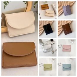 Wallets Magnet Buckle Korean Style Wallet Retro PU Coin Purse Square Solid Colour Card Holder Short Clutch Bag Outdoor