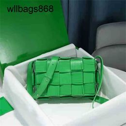 Bottegvenetas Cassette Designer Handbags 2024 Tassel Square Bag Sheepskin Woven Pillow Single Shoulder Diagonal Handmade Leather Genuine Bx03