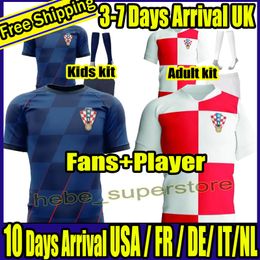 S-4XL 2024 2025 New Croacia MODRIC soccer jerseys national team MANDZUKIC PERISIC KALINIC Croatia football shirt KOVACIC Rakitic Kramaric Men Kids Kit uniforms