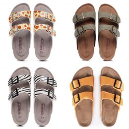 Men's and Women's Summer Buckle Adjustable Flat Heel Sandals Whiteq Designer High Quality Fashion Slippers Printed Waterproof Beach Fashion Sports Slippers GAI