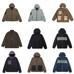 2023 designer coat men jacket warm sweater letter printed unisex thick fashion fendis long sleeve autumn and winter hooded mens casual zipper windbreaker E 9SH2 ZH0V