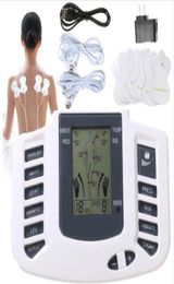 Digital physiotherapy meridian acupuncture multifunction therapy cervical vertebra body massage instrument home electronic pulse 1740763