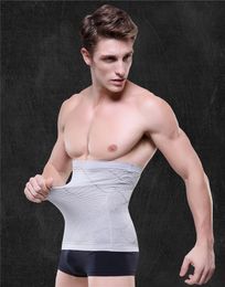 Men Waist Cincher Corsets Slimming Bodyshapers Belly Belt High Waist Tummy Trainer Control High Elastic Compression Underwear 240315