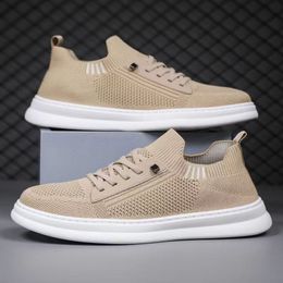 Annual hot casual shoes sports shoes Designer shoes men's spring and summer flying shoe trend all casual lightweight low-top board shoes breathable