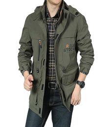 NEW 2020 Design Mens Green Jackets Spring Autumn Cargo Outdoor Sport Casual Army Clothes Brand Windproof Waterproof6626344