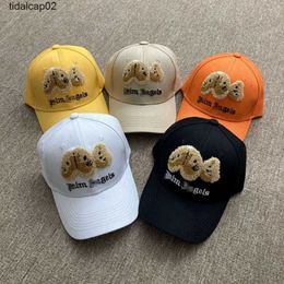 Chao brand palm severed bear letter embroidered hat baseball caps Korean sunshade duck tongue cap228y