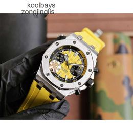 watch High quality aps luxury mens watches ap watch fruit royal oak chronograph menwatch 5VQA orologio automatic mechanical supercolen cal3124 rubber strap uh JCEP