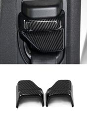 Car Accessories Safety Seat Belt Trim Sticker Cover Frame Carbon Interior Decoration for MercedesBenz EClass W213 2016202082050815999644