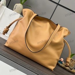 10A Designer Bag Women's Bag Flamen hobos Bag High Quality Genuine Leather Drawstring Tightening Large Capacity Tote Bag Underarm Bag Single Shoulder Bag